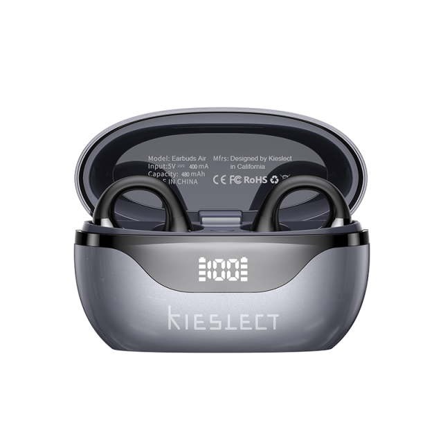 Kieslect Earbuds Open AI 藍牙翻譯耳機-黑