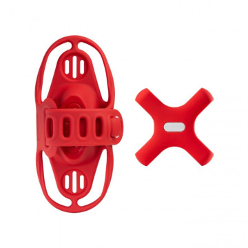 BONE 蹦克 單車龍頭手機綁四代-+電源綁-紅