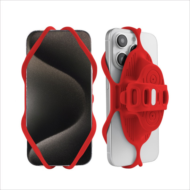 BONE Bike Tie 5 Pro 蹦克單車手機架(龍頭版) -單車手機綁第五代-紅色