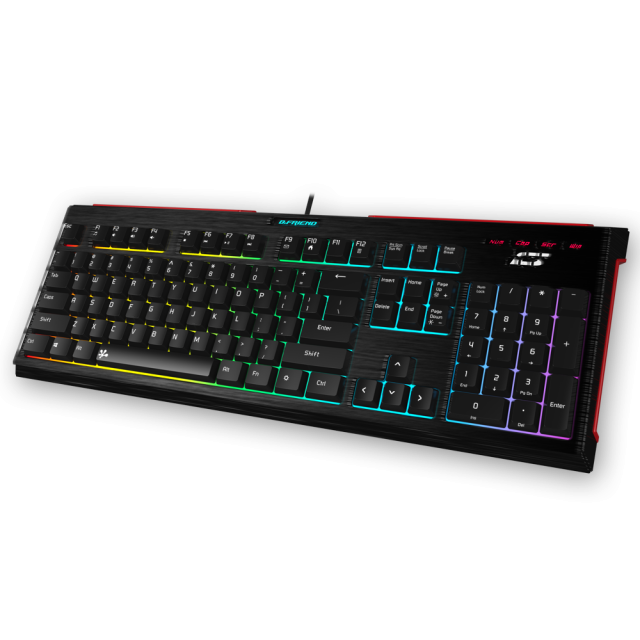 B.Friend GK4st 高剪刀腳背光遊戲有線鍵盤(IP65 防水鍵盤)